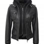 Womens Black Leather Jacket