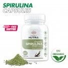 Spirulina  Super Food Chlorella  Vegan 600mg 60 Capsules Energy & Immune Booster