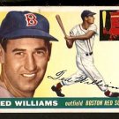 Boston Red Sox Ted Williams 1955 Topps #2 vg ! Boston Red Sox Ted Williams 1955 Topps #2 vg !