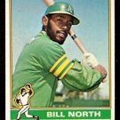 OAKLAND ATHLETICS BILL NORTH 1976 TOPPS # 33 EX