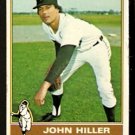 DETROIT TIGERS JOHN HILLER 1976 TOPPS # 37 VG