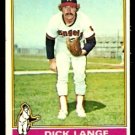 CALIFORNIA ANGELS DICK LANGE 1976 TOPPS BASEBALL CARD # 176 G/VG