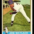 NEW YORK METS JON MATLACK 1976 TOPPS BASEBALL CARD # 190 EX