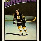 BOSTON BRUINS GREGG SHEPPARD 1976 TOPPS HOCKEY CARD # 155 VG