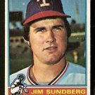 TEXAS RANGERS JIM SUNDBERG 1976 TOPPS BASEBALL CARD # 226 good