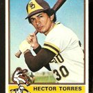 SAN DIEGO PADRES HECTOR TORRES 1976 TOPPS BASEBALL CARD # 241 VG