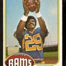 LOS ANGELES RAMS HAROLD JACKSON 1976 TOPPS FOOTBALL CARD # 285 EX