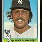 NEW YORK YANKEES RON BLOMBERG 1976 TOPPS # 354 EX+