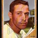 BOSTON RED SOX EDDIE BRESSOUD AUTOGRAPH SIGNED 1962 TOPPS BASEBALL CARD # 504