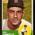 BOSTON RED SOX MIKE FORNIELES 1963 TOPPS BASEBALL CARD # 28