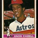 HOUSTON ASTROS ENOS CABELL 1976 TOPPS BASEBALL CARD # 404 G/VG