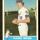 New York Mets Hank Webb 1976 Topps # 442  !