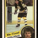 1984 O-Pee-Chee OPC Hockey Card #12 Boston Bruins Mike O'Connell  !