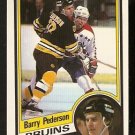1984 O-Pee-Chee OPC Hockey Card #14 Boston Bruins Barry Pederson nr mt  !