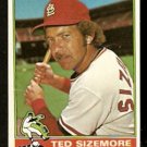 1976 Topps Baseball Card # 522 St Louis Cardinals Ted Sizemore vg  !