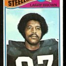1977 Topps Football Card # 51 Pittsburgh Steelers Larry Brown