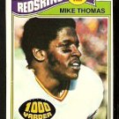 Washington Redskins Mike Thomas 1977 Topps Football Card #115 g/vg