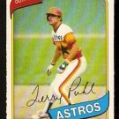 Houston Astros Terry Puhl 1980 O Pee Chee OPC Baseball Card #82 nr mt Houston Astros Terry Puhl 1980 O Pee Chee OPC Baseball Card #82 nr mt