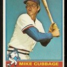 Texas Rangers Mike Cubbage 1976 Topps Baseball Card # 615 vg