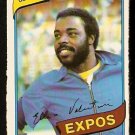 Montreal Expos Ellis Valentine 1980 O-Pee-Chee OPC Baseball Card #206 Montreal Expos Ellis Valentine 1980 O-Pee-Chee OPC Baseball Card #206