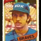 Atlanta Braves Bill Nahorodny 1980 O Pee Chee OPC Baseball Card 286 Chicago White Sox Photo Atlanta Braves Bill Nahorodny 1980 O Pee Chee OPC Baseball Card 286 Chicago White Sox Photo
