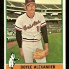 Baltimore Orioles Doyle Alexander 1976 Topps Baseball Card # 638 vg