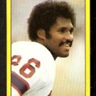 New England Patriots Stanley Morgan 1982 Topps Football Sticker #242 nr mt