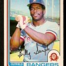 Texas Rangers Billy Sample 1982 O Pee Chee OPC Baseball Card #112 nr mt