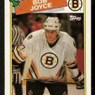 Boston Bruins Bob Joyce RC Rookie Card 1988 Topps Hockey Card # 2