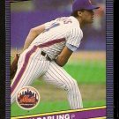 New York Mets Ron Darling 1986 Leaf Donruss Baseball Card # 221 New York Mets Ron Darling 1986 Leaf Donruss Baseball Card # 221