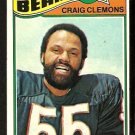 CHICAGO BEARS CRAIG CLEMONS 1977 TOPPS # 399 VG