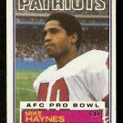 NEW ENGLAND PATRIOTS MIKE HAYNES 1983 TOPPS # 332