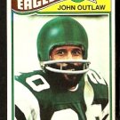 PHILADELPHIA EAGLES JOHN OUTLAW 1977 TOPPS # 466 VG