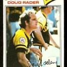 San Diego Padres Doug Rader 1977 Topps Baseball Card # 9 vg