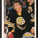 Boston Bruins Wes Walz RC Rookie Card 1990 Upper Deck Hockey Card #527