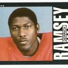 NEW ENGLAND PATRIOTS DERRICK RAMSEY 1985 TOPPS # 331