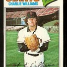 San Francisco Giants Charlie Williams 1977 Topps Baseball Card 73 vg