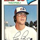Montreal Expos Tim Foli 1977 Topps Baseball Card 76 vg