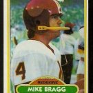 Washington Redskins Mike Bragg 1980 Topps Football Card 84 nr mt