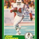 New England Patriots John Stephens RC Rookie Card 1989 Score Football Card 236