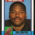 New England Patriots Chris Singleton RC Rookie Card 1990 Topps Football Card 416 New England Patriots Chris Singleton RC Rookie Card 1990 Topps Football Card 416