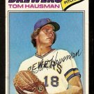 Milwaukee Brewers Tom Hausman 1977 Topps Baseball Card 99 vg Milwaukee Brewers Tom Hausman 1977 Topps Baseball Card 99 vg