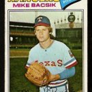 Texas Rangers Mike Bacsik 1977 Topps Baseball Card 103 vg Texas Rangers Mike Bacsik 1977 Topps Baseball Card 103 vg