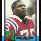 New England Patriots Bruce Armstrong 1990 Topps Football Card 419