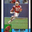 New England Patriots Sammy Martin RC Rookie Card 1990 Topps Football Card 422