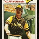 San Diego Padres Alan Foster 1977 Topps Baseball Card 108 vg