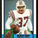 New England Patriots Maurice Hurst RC Rookie Card 1990 Topps Football Card 429 New England Patriots Maurice Hurst RC Rookie Card 1990 Topps Football Card 429