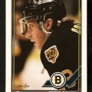 Boston Bruins Garry Galley 1991 OPC O Pee Chee Hockey Card 86