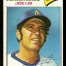 SEATTLE MARINERS INAUGURAL YEAR JOE LIS 1977 TOPPS # 269 good