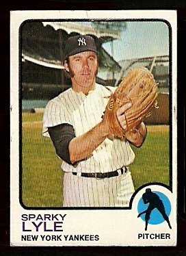 NEW YORK YANKEES SPARKY LYLE 1973 TOPPS # 394
